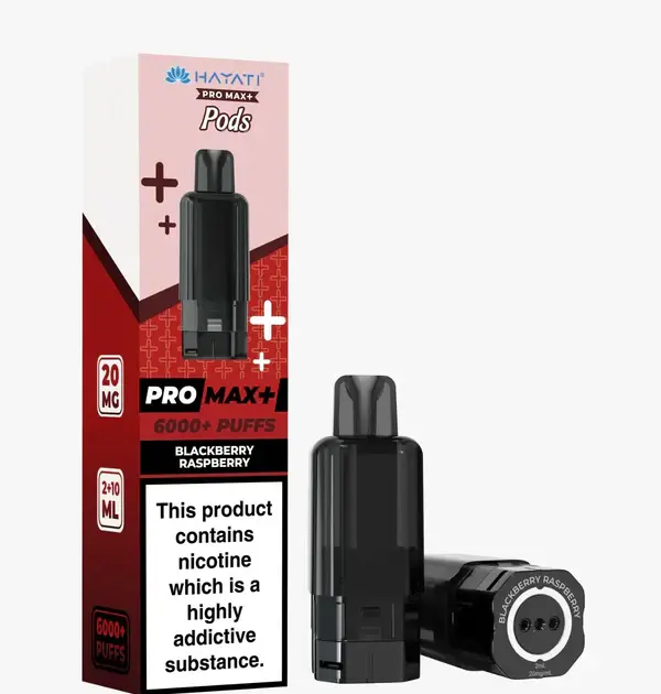 Hayati Pro Max Plus Prefilled Pods Blackberry Raspberry