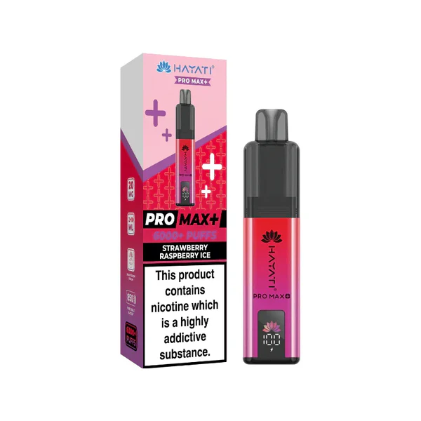 Hayati Pro Max Plus 6000 Strawberry Raspberry Ice