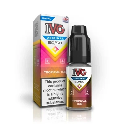 Tropical Ice 50/50 Original E-Liquid by IVG 10ml