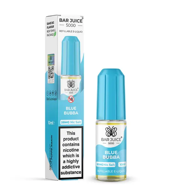 Blue Bubba Nic Salt E-Liquid by Bar Juice 5000 10ml