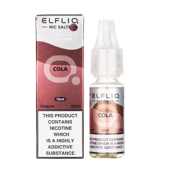 Cola Nic Salt E-Liquid by Elf Bar Elfliq Salts 10ml