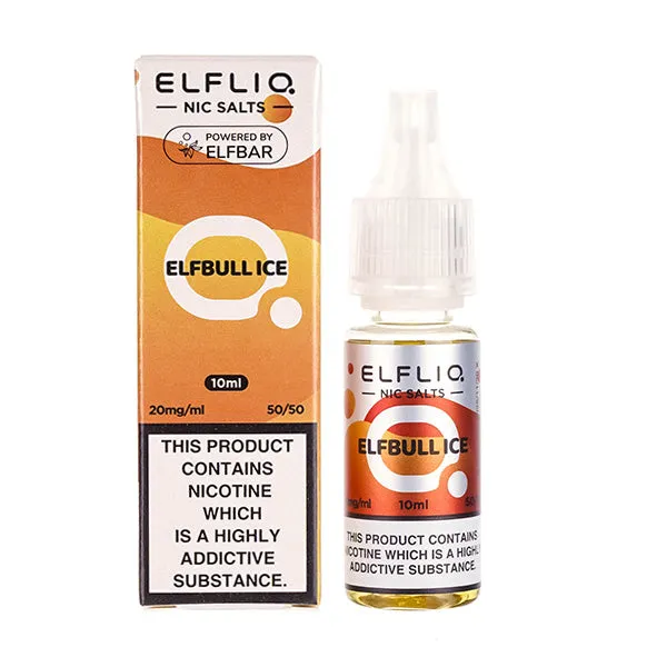 Elfbull Ice Nic Salt E-Liquid by Elf Bar Elfliq Salts 10ml