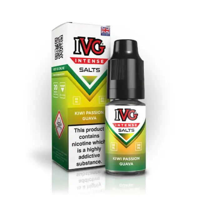 Kiwi Passion Guava Nic Salt E-Liquid by IVG Intense 10ml