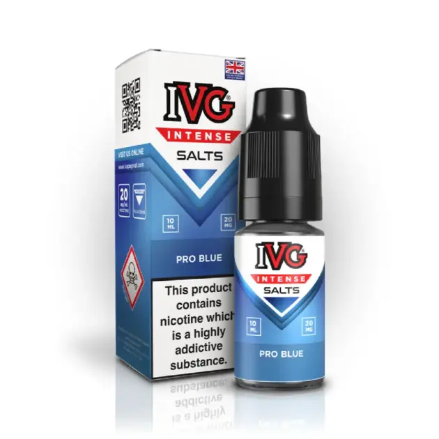 Pro Blue Nic Salt E-Liquid by IVG Intense 10ml