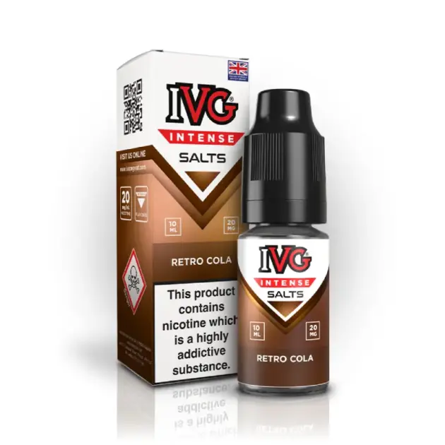 Retro Cola Nic Salt E-Liquid by IVG Intense 10ml