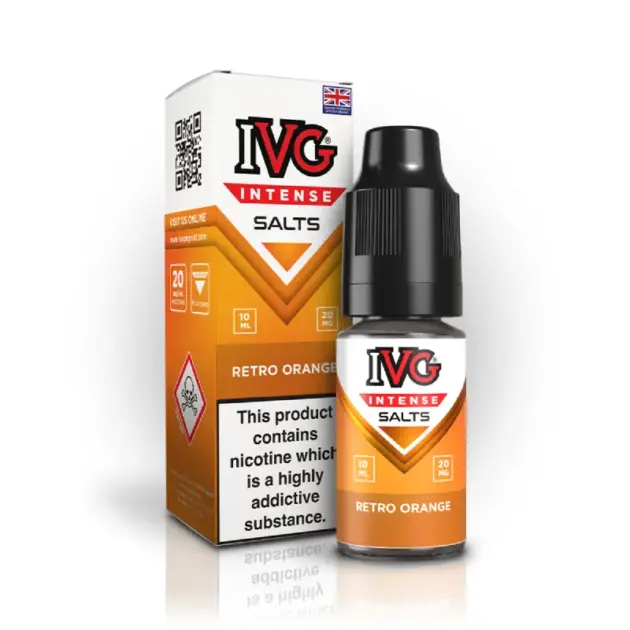 Retro Orange Nic Salt E-Liquid by IVG Intense 10ml