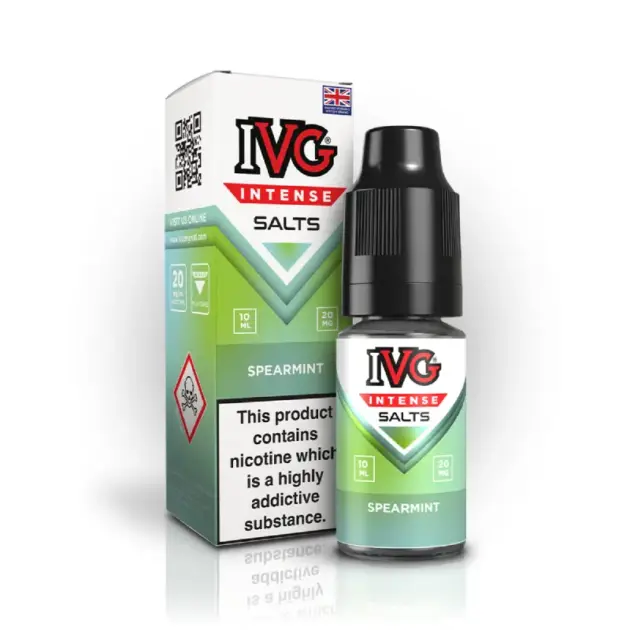 Spearmint Nic Salt E-Liquid by IVG Intense 10ml