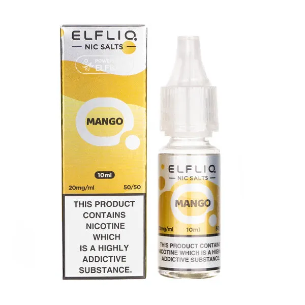 Mango Nic Salt E-Liquid by Elf Bar Elfliq Salts 10ml