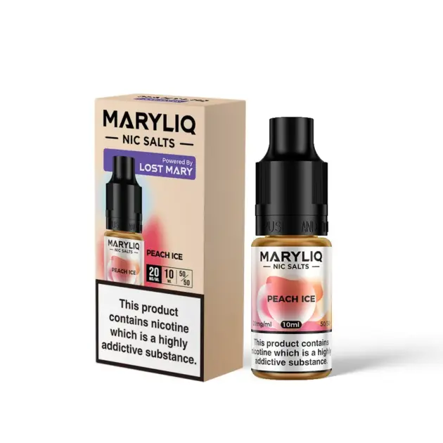 Peach Ice Maryliq Nic Salt E-Liquid