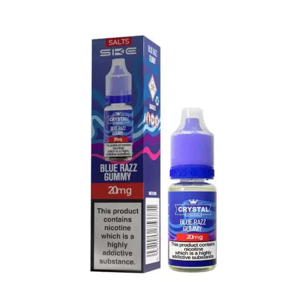 Blue Razz Gummy Nic Salt E-Liquid by SKE Crystal Original 10ml