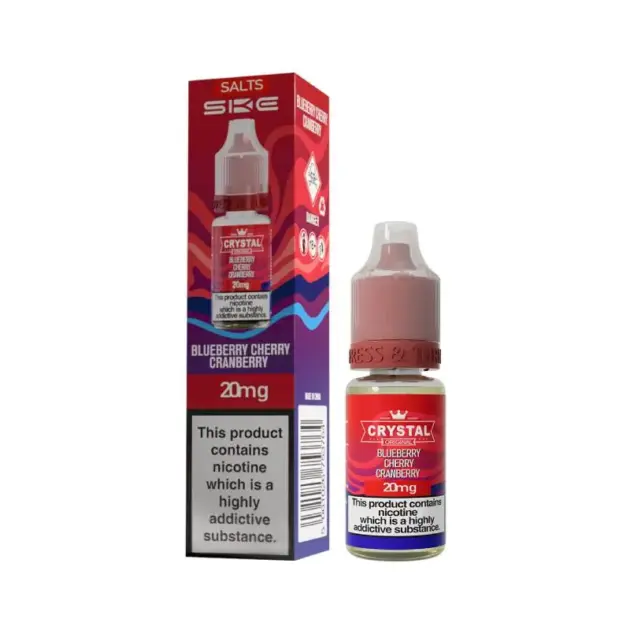 Blueberry Cherry Cranberry Nic Salt E-Liquid by SKE Crystal Original 10ml