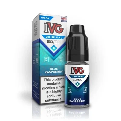 Blue Raspberry 50/50 Original E-Liquid by IVG 10ml