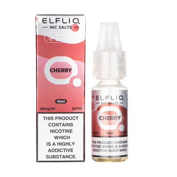 Cherry Nic Salt E-Liquid by Elf Bar Elfliq Salts 10ml