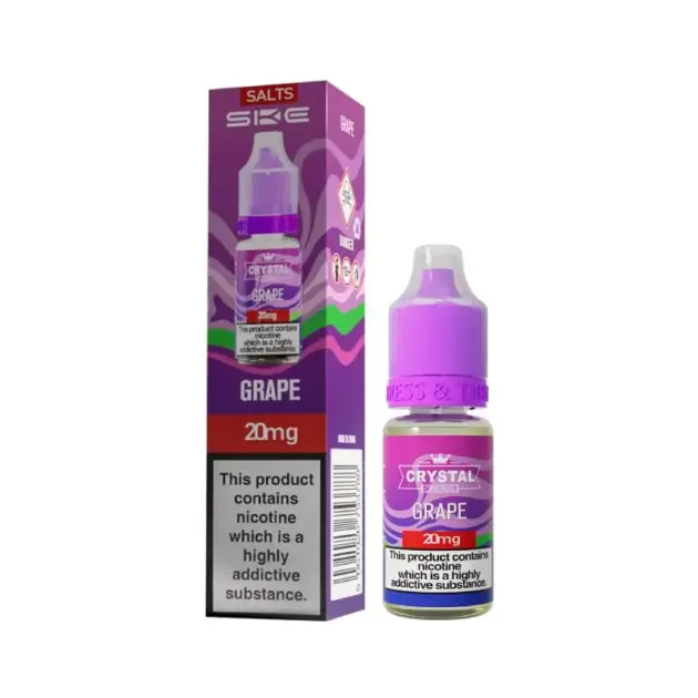 Grape Nic Salt E-Liquid by SKE Crystal Original 10ml