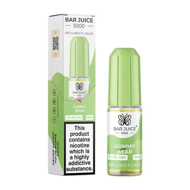 Gummy Bear Nic Salt E-Liquid by Bar Juice 5000 Salts 10ml