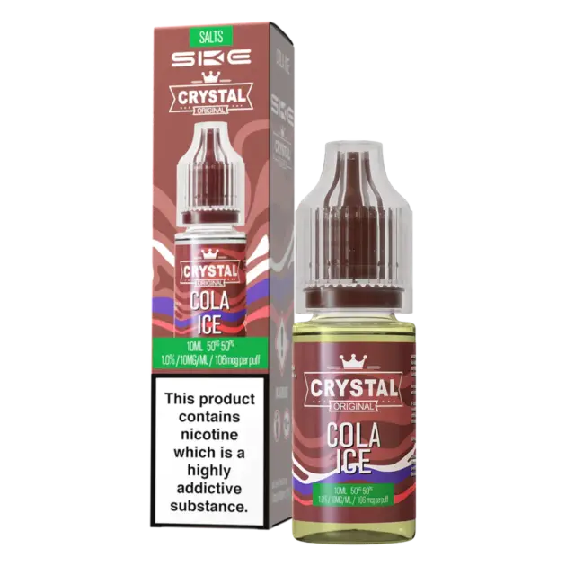 Cola Ice Nic Salt E-Liquid by SKE Crystal Original 10ml