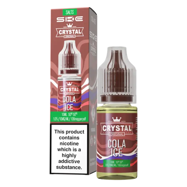 Cola Ice Nic Salt E-Liquid by SKE Crystal Original 10ml