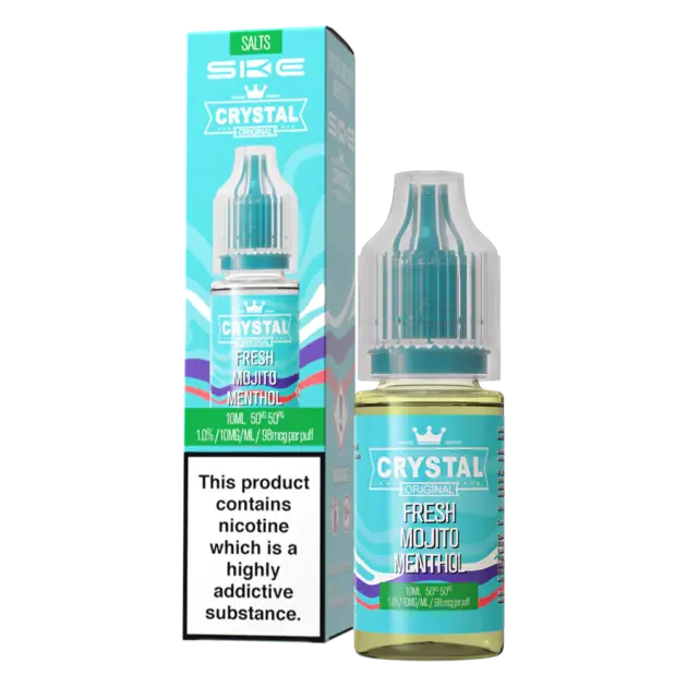 Fresh Mojito Menthol Nic Salt E-Liquid by SKE Crystal Original 10ml