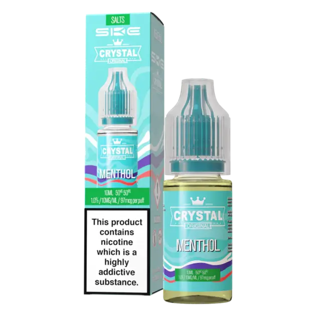 Menthol Nic Salt E-Liquid by SKE Crystal Original 10ml