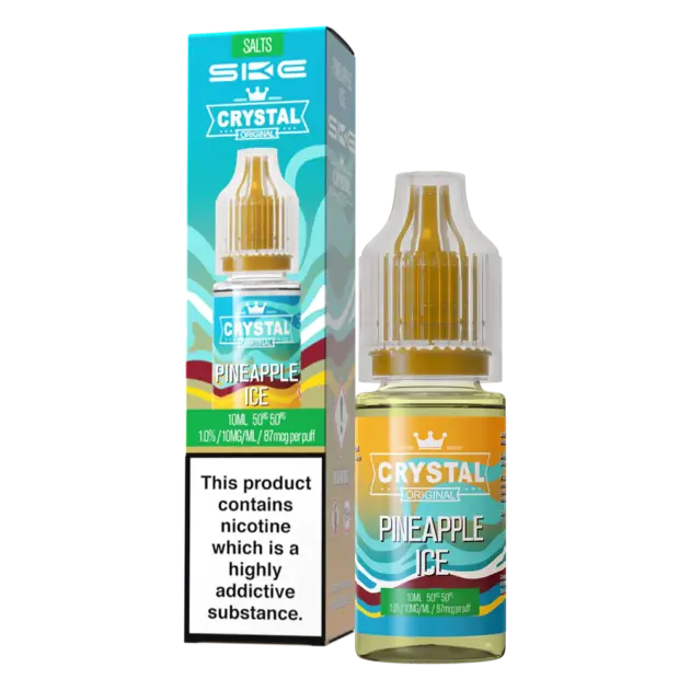 Pineapple Ice Nic Salt E-Liquid by SKE Crystal Original 10ml