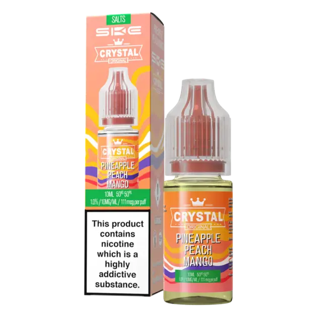 Pineapple Peach Mango Nic Salt E-Liquid by SKE Crystal Original 10ml