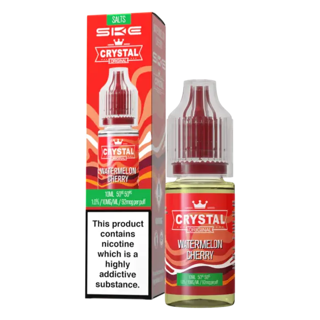 Watermelon Cherry Nic Salt E-Liquid by SKE Crystal Original 10ml