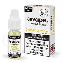Sweet Lemon Sherbet E-Liquid by 88Vape Any Tank