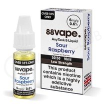 Sour Raspberry E-Liquid by 88Vape Any Tank