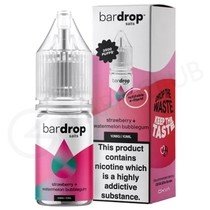 Strawberry Watermelon Bubblegum Nic Salt E-Liquid by Bar Drop Salts